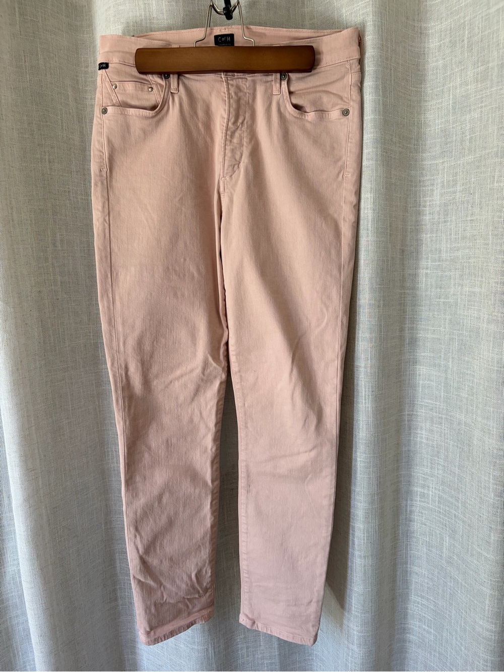 Citizens Of Humanity Blush Pink Cropped Jeans